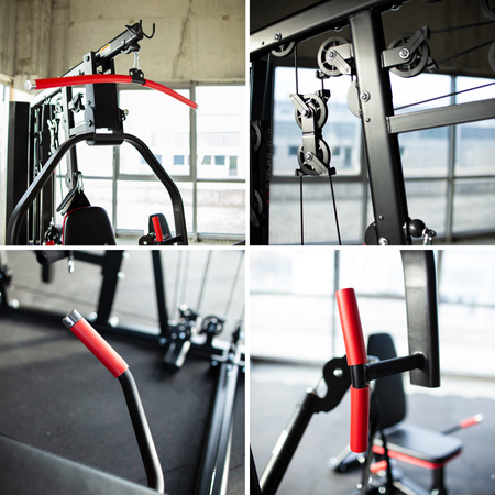 Atlas treningowy siłownia do ćwiczeń HMS Tytan 17 UW09