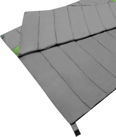 Śpiwór podwójny Nils camp nc2011 190x150cm szaro-zielony