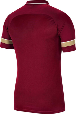 Koszulka dla dzieci Nike Dri-FIT Academy 21 Polo SS bordowa CW6106 677