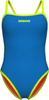 Damski Strój Kąpielowy Women's Arena Solid Rev Swimsuit Challen  dress blues rozmiar 32