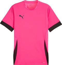 Koszulka męska Puma teamGoal Matchday Jersey różowo-czarna 705747 27