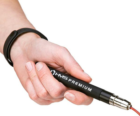 Szybka skakanka Hms Premium SK60 czarno-czerwona 2780 mm