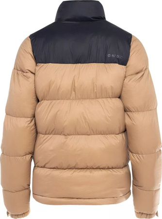 Damska kurtka zimowa pikowana puchowa Hi-tec Lady Fowella natural/black rozmiar XL