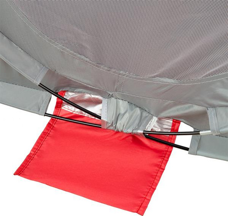 Namiot plażowy samorozkładający Nils Camp NC3142 czerwono-szary