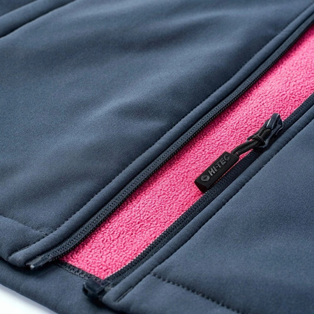 Damska kurtka przejściowa softshell Hi-Tec Lady Neti membrana 8000mm granatowa rozmiar S