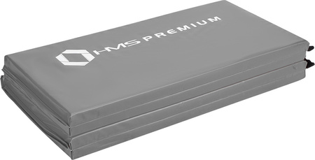 Materac gimnastyczny składany HMS Premium MGS01 2400x1200 mm szary