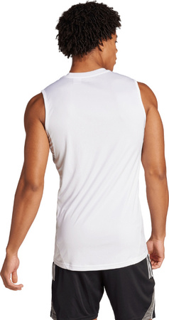 Koszulka męska adidas Tiro 25 Competition Sleeveless Jersey biała JJ1522