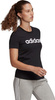 Koszulka damska adidas Essentials Slim T-Shirt czarna GL0769