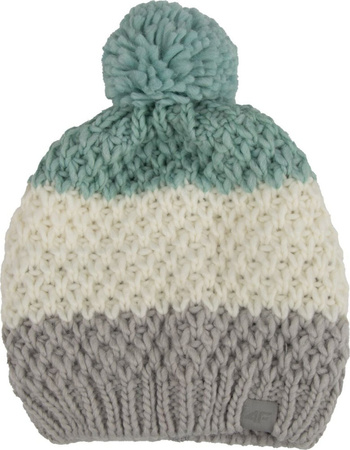 Czapka dla dziewczynki 4F mięta HJZ22 JCAD007 47S