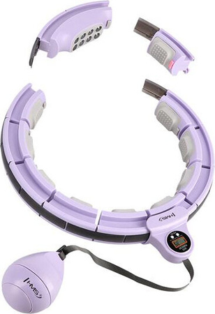 Zestaw Hula hop magnetyczny HHM13 z licznikiem HMS pas wyszczuplający br163