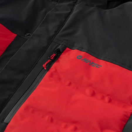 Męska kurtka puchowa z kapturem ocieplana narciarska pikowana Hi-tec Helten rozmiar XXL