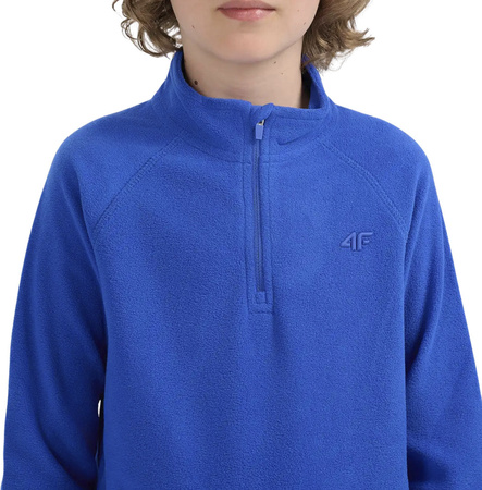 Bluza polarowa dla chłopca 4F M058 kobalt 4FJWAW25UFLEM058 36S