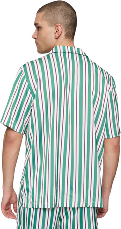 Koszula męska Fila Lastro zielono-kremowa FAM0926 13382