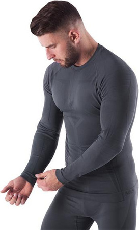 Bielizna termoaktywna męska zestaw bluza spodnie Ragnar Nils btz0060 szara rozmiar XXL/XXXL