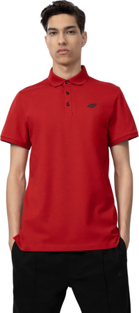 Koszulka polo męska 4F czerwona H4L22 TSM355 62S