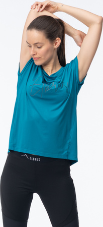 Damska Koszulka Z Krótkim Rękawem Elia Wo's czarny rozmiar L