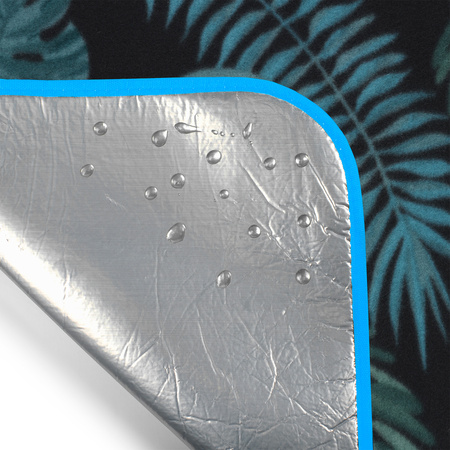 Koc piknikowy liście 200x200 pe alu Nils camp nc2222