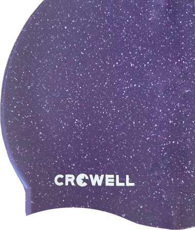 Czepek pływacki silikonowy Crowell Recycling Pearl fioletowy kol.4