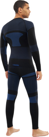 Bielizna termoaktywna męska Viking Dante czarno-granatowa 500-15-1717-15