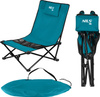 Krzesło turystyczne plażowe składane Nils Camp NC3306 niebiesko-czarne 55×55×68cm