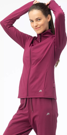 Damska bluza z kapturem mikropolar Martes Lady Lucita rozmiar L