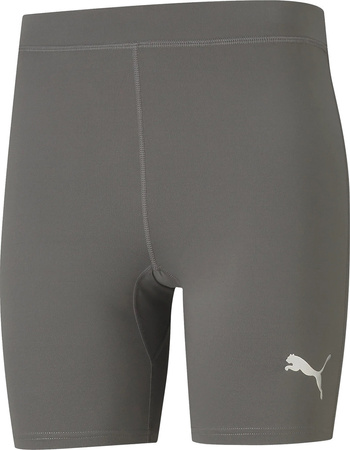 Spodenki termoaktywne męskie Puma Liga Baselayer Short Tight szare 655924 17