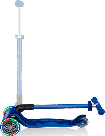 Hulajnoga balansowa 3-kołowa Globber Primo Foldable Plus Lights Navy Blue 439-100