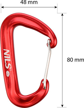 Karabińczyk turystyczny12kn Nils camp 1200kg