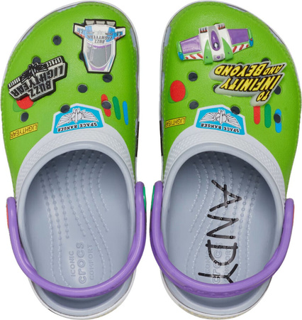 Chodaki sandały klapki dla dzieci Crocs Classic Toy Story Buzz zielone 209857 0ID