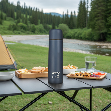 Termos turystyczny ze stali nierdzewnej Nils Camp Nils Camp NC3803 niebieski 500 ml