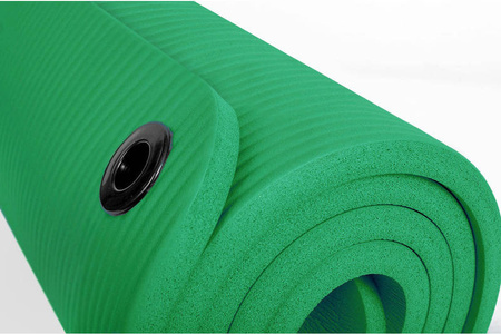 Mata gimnastyczna fitness SMJ YG002 NBR 20mm zielona TUV 183 x 61 x 2 cm