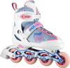 Łyżworolki rolki Princess Nils Extreme NA18168A ABEC-7 białe rozmiar M (35-38)