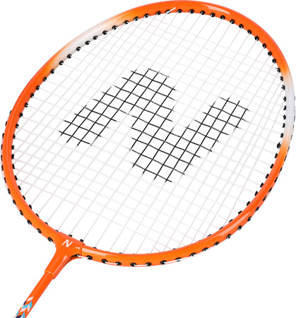 NRZ2051 ALUMINIUM / ZESTAW DO BADMINTONA 2 RAKIETY + 3 LOTKI + POKROWIEC NILS