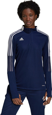 Bluza damska adidas Tiro 21 Training Top granatowa GK9660