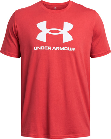 Koszulka męska Under Armour Sportstyle Logo czerwona 1382911 814