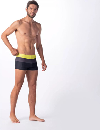 Męskie bokserki slipy kąpielowe kąpielówki Aquawave Stripe rozmiar XXL