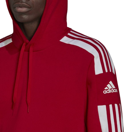 Bluza męska adidas Squadra 21 Sweat Hoody czerwona HC6282