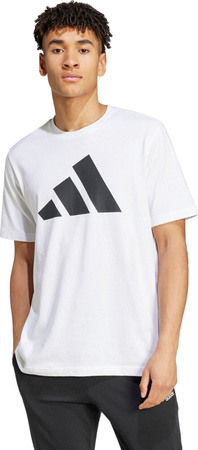 Koszulka męska adidas PWR 3 Graphic Tee biała IY8582