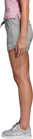 Spodenki damskie adidas Essentials Solid szare DU0675