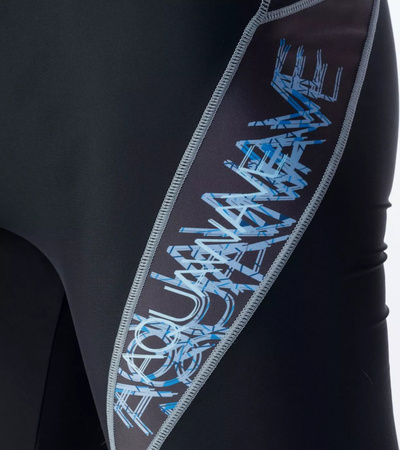 Męskie bokserki kąpielowe Aquawave BARID black/blue curacao logo rozmiar XXL