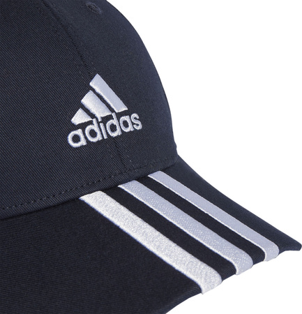 Czapka z daszkiem adidas 3-Stripes Cotton Twill Baseball granatowa II3510