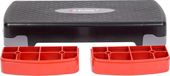 Step do aerobiku HMS AS003 czarno-szaro-czerwony
