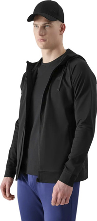 Bluza męska 4F FNK M512 czarna 4FWSS25TFSWM512