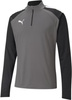 Bluza męska Puma teamLIGA 1/4 Zip Top szaro-czarna 657236 13