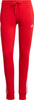 Spodnie damskie dresowe joggery adidas Essentials 3-Stripes Fleece czerwone IY1719