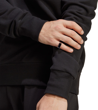 Bluza męska adidas Essentials French Terry Big Logo czarna IC9324