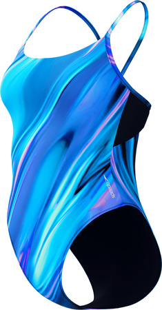 Damski strój kąpielowy kostium basenowy Speedo Print Racerback 1 Pc rozmiar S