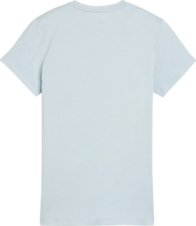 Koszulka damska Puma ESS Logo Tee błękitna 586775 25