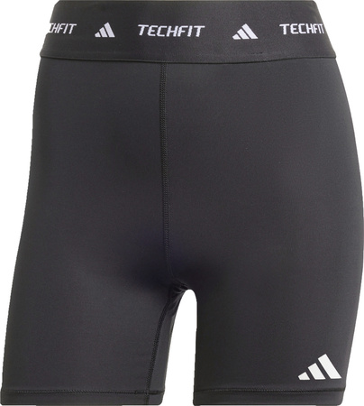 Spodenki damskie adidas TechFit Short czarne IT2275
