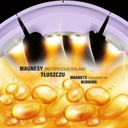 Zestaw Hula hop magnetyczny HHM13 z licznikiem HMS pas wyszczuplający br163